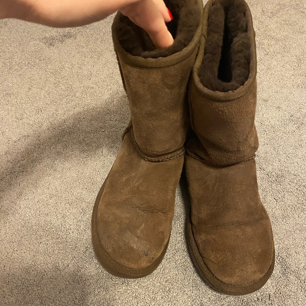 UGG classic short boots brown